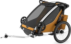 Thule Chariot Sport 2 double Fahrradanhänger natural gold