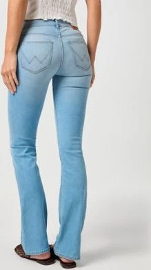 Wrangler Bootcut Jeans pale & worn (Damen)