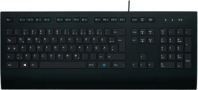 Logitech Corded Keyboard for Business K280e, schwarz, USB, DE (920-008669)