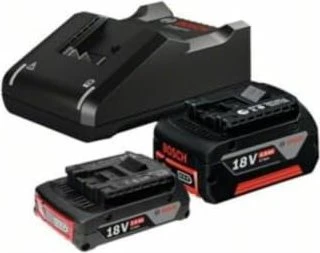 Bosch Professional GBA 18V Starterset 18V, 2.0/4.0Ah, Li-Ionen, 2 Akkus