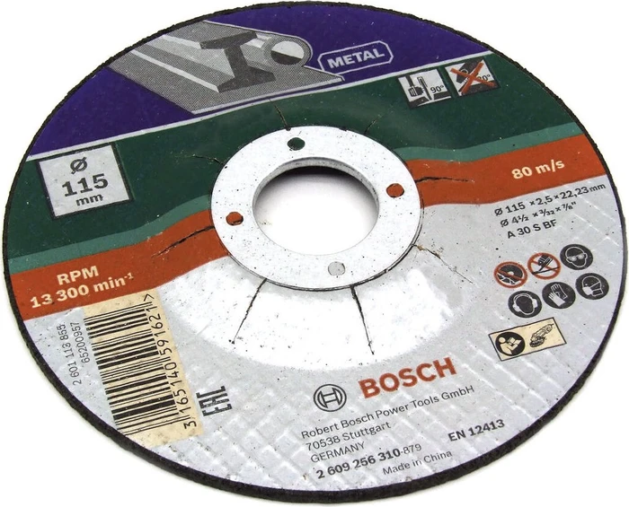 Bosch DIY A30SBF Metall Trennscheibe, 115x2.5x22.23mm, 5 Stück