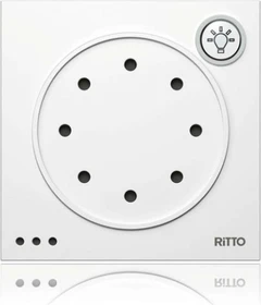 Ritto Portier Modul Türsprechmodul mit Lichttaste, weiß