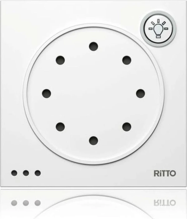 Ritto Portier Modul Türsprechmodul mit Lichttaste, weiß