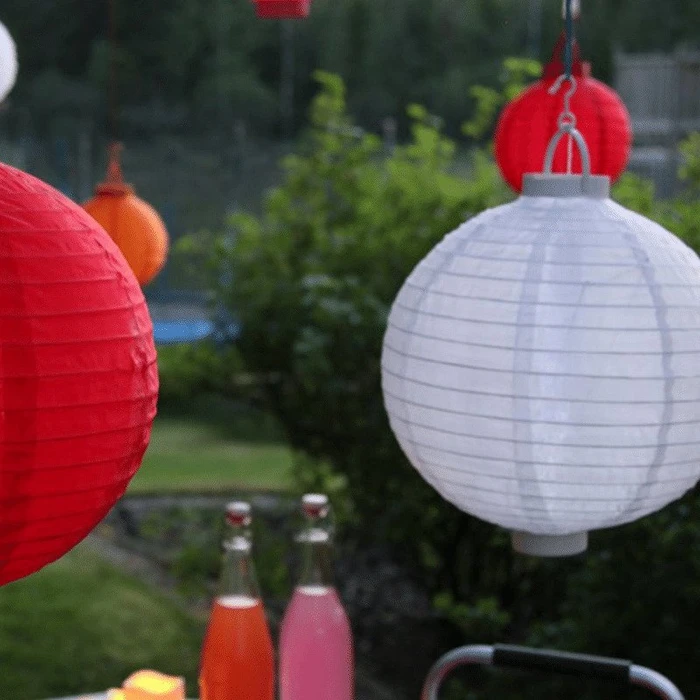 Best Season Solar Lampion Gartenleuchte weiß