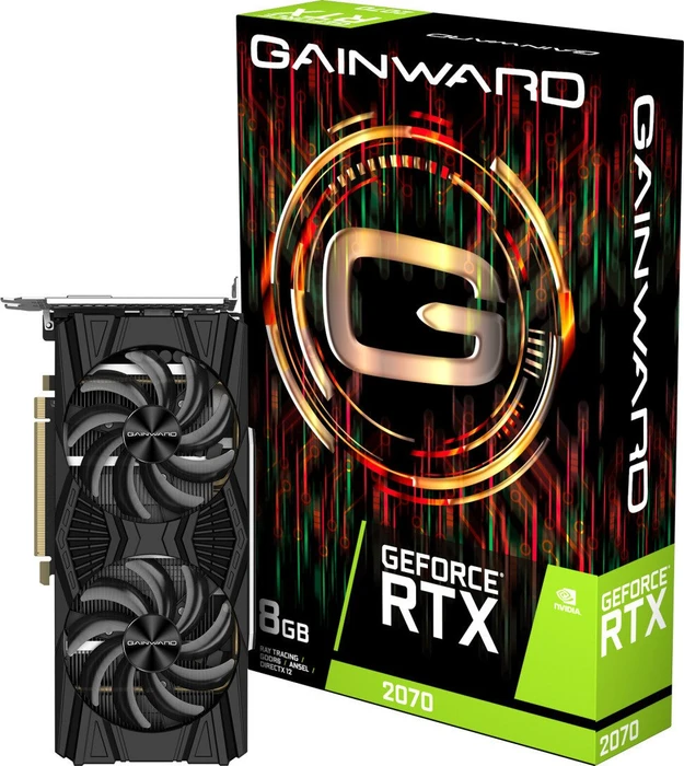 Gainward GeForce RTX 2070, 8GB GDDR6, DVI, HDMI, DP