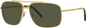 Ray-Ban RB3796 62mm poliert gold/grün