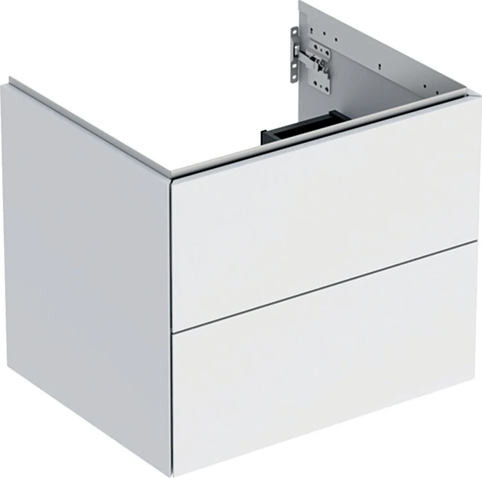 Geberit ONE Unterschrank für Waschtisch, mit zwei Schubladen, 60cm, weiß/lackiert matt
