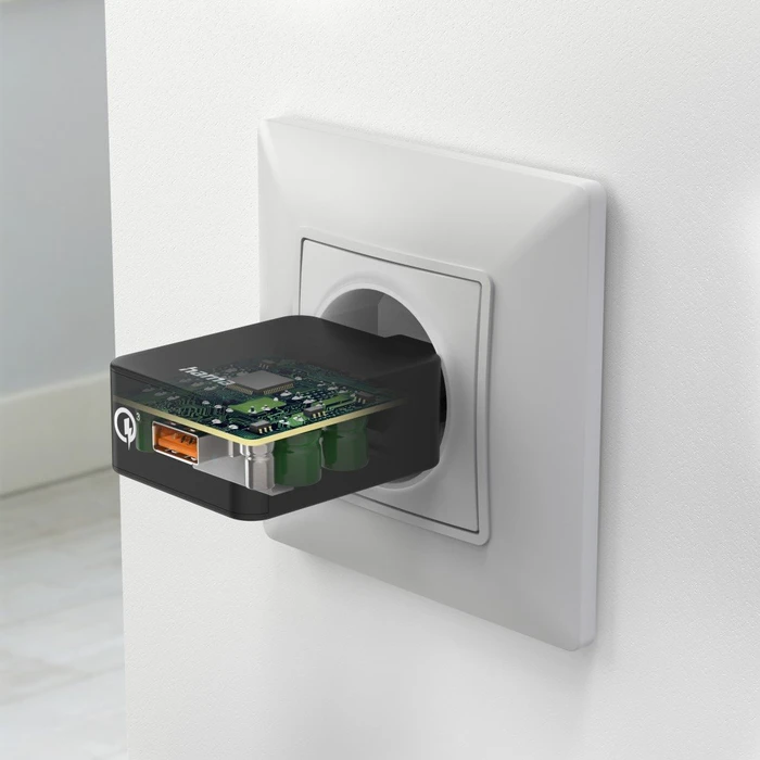 Hama Schnellladegerät Qualcomm Quick Charge 3.0 USB-A 19.5W schwarz