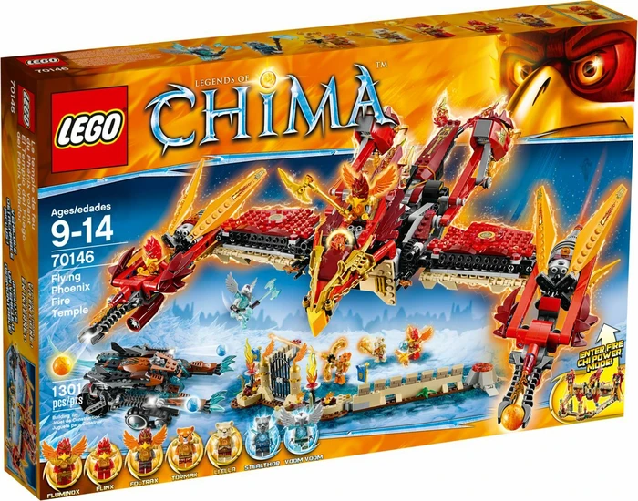 LEGO Legends of Chima Modelle - Phoenix Fliegender Feuertempel