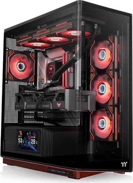 Thermaltake Stage 500 TG ARGB Black, Glasfenster