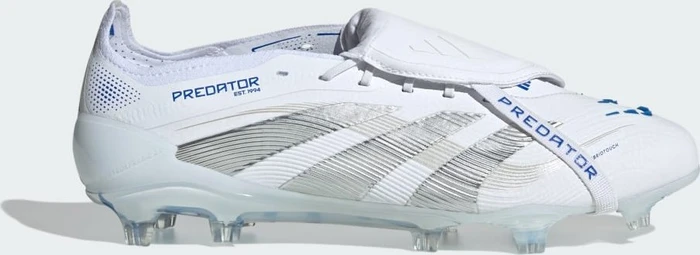 adidas Predator Elite Fold-Over Tongue FG cloud white/silver metallic/bright royal