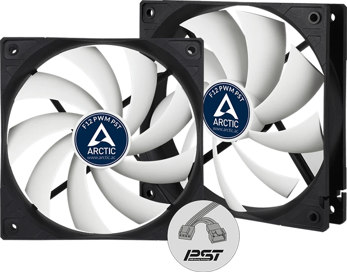 ARCTIC F12 PWM PST, 120mm, 2er-Pack