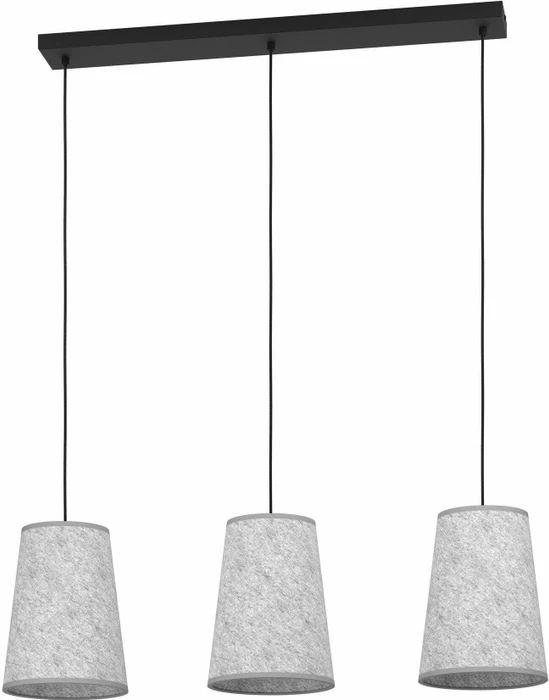 Eglo Alsager Pendelleuchte 3-flammig grau