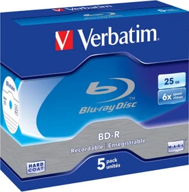 Verbatim BD-R 25GB, 6x, 5er Jewelcase