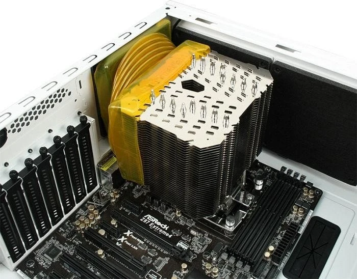 Thermalright 120mm Fan Duct Lüfteradapter, gelb