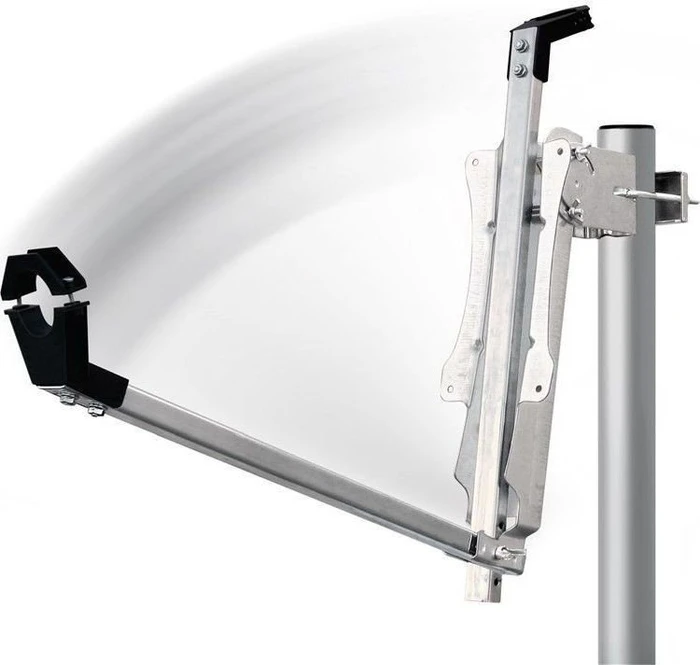 goobay 80cm Alu-Satellitenspiegel anthrazit