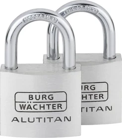 Burg-Wächter Duo 770 40 Alutitan, 6.5mm, 64mm, 2er-Set