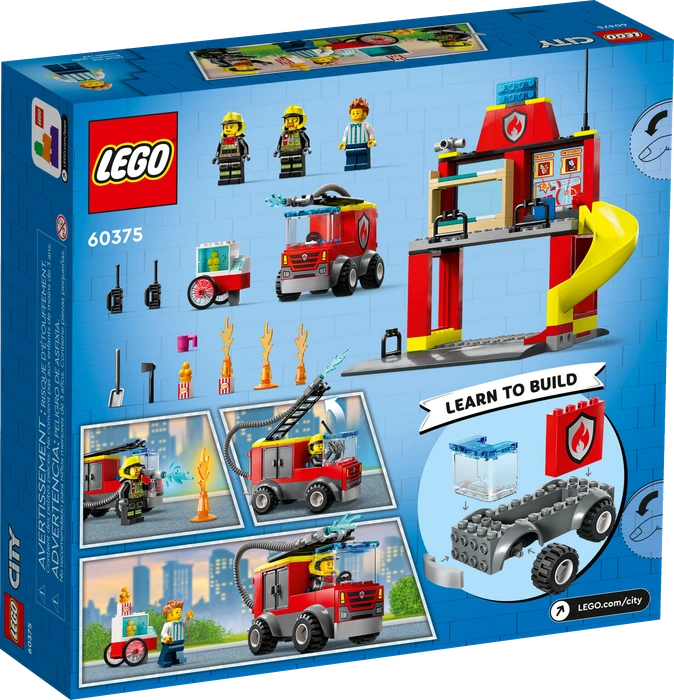 LEGO City - Feuerwehrstation und Löschauto