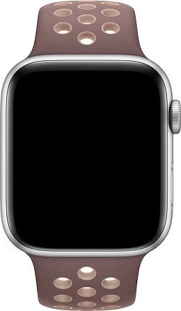 Apple Nike Sportarmband S/M und M/L für Apple Watch 44mm Smokey Mauve/Particle Beige