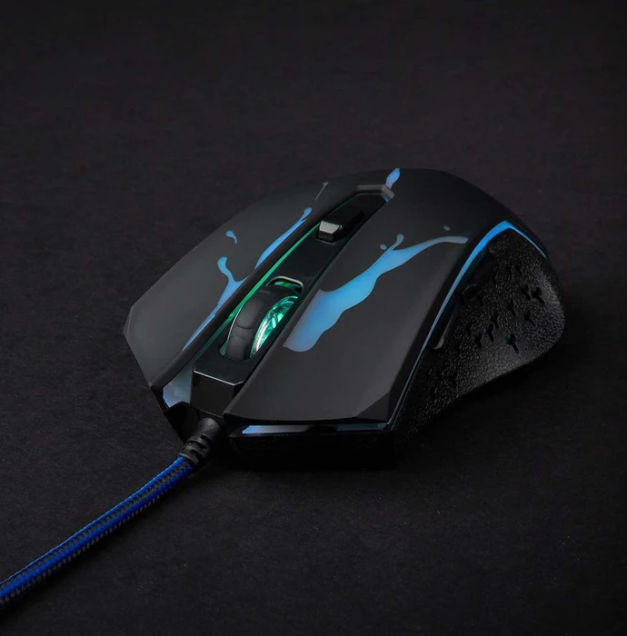 Nedis Gaming Mouse 3600dpi, schwarz, USB