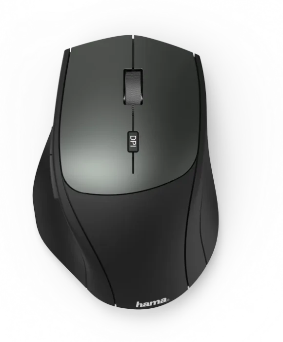 Hama MW-600 Optische Funkmaus Dual-Modus mit USB-C/USB-A schwarz, USB