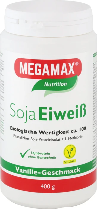 MegaMax Soja Eiweiß Vanille, 400 g