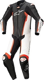 Alpinestars Missile V2 1-Teiler Motorrad Lederkombi schwarz/weiß/rot (verschiedene Größen)