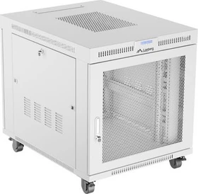 Lanberg 19" Rackschrank 15HE, LCD, freistehend, Flat Pack, Gitternetztür, IP20, RAL 7035, 1000mm tief