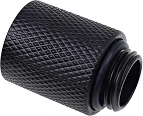 Alphacool Eiszapfen Verlängerung G1/4" auf G1/4", 20mm, schwarz
