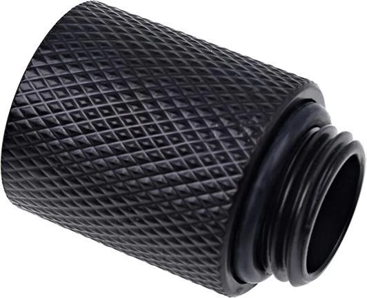 Alphacool Eiszapfen Verlängerung G1/4" auf G1/4", 20mm, schwarz