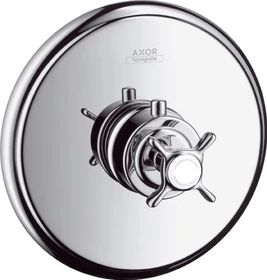 Hansgrohe Axor Montreux HighFlow Thermostat mit Kreuzgriff brushed nickel