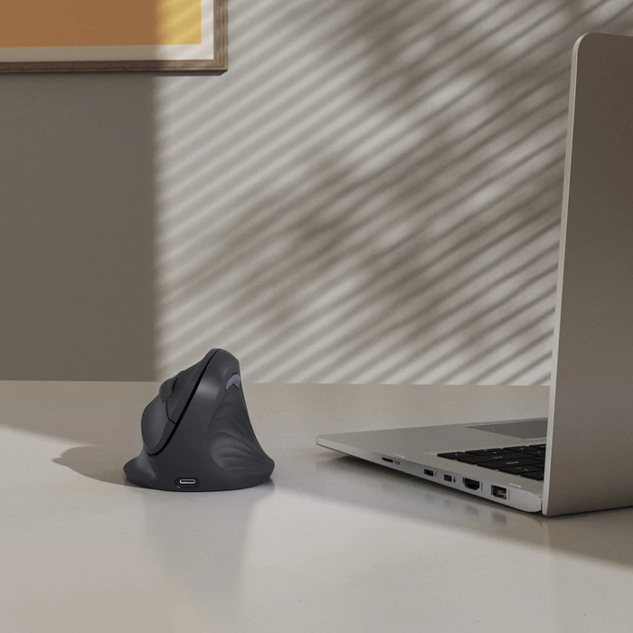 Hama EWM-600R Ergonomic Vertical Mouse, schwarz, USB/Bluetooth