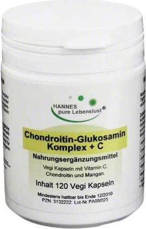 Hannes pure Lebenslust Chondroitin Glucosamin Kapseln, 120 Stück