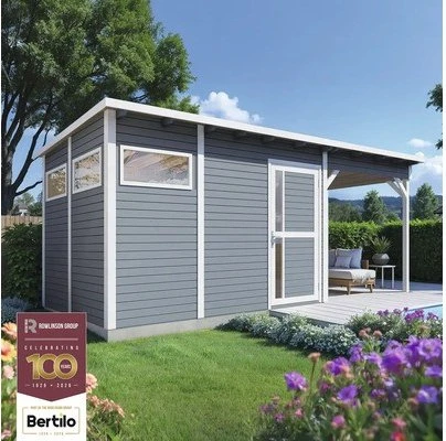 Bertilo Pentus 3 Gartenhaus Lounge 558x234cm