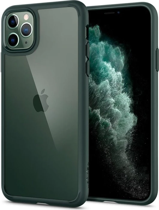 Spigen Ultra Hybrid für Apple iPhone 11 Pro Midnight Green