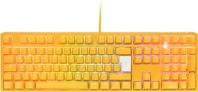 Ducky One 3 Yellow PBT, LEDs RGB, MX SPEED RGB Silver, USB, DE