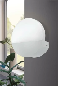 Eglo Metrass 1 rund Wandleuchte weiß