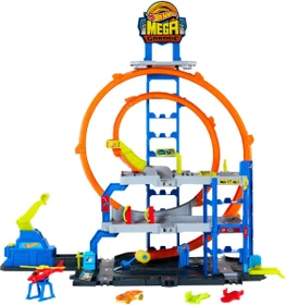 Mattel Hot Wheels City Mega Loop Garage