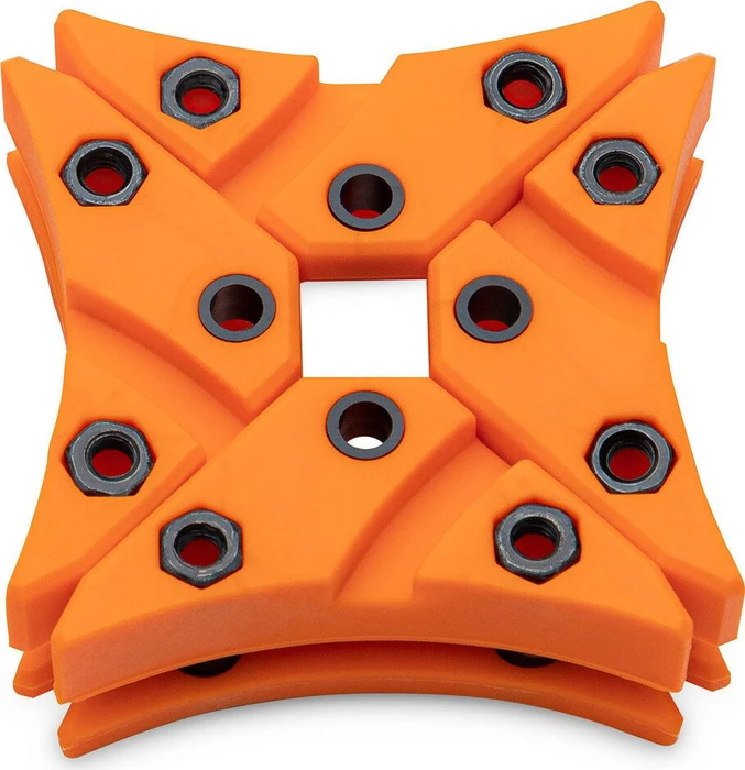 EK Water Blocks EK-Vardar X3M Damper Pack orange, Vibrationsdämpfer
