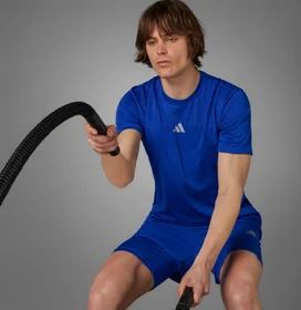 adidas HIIT Airchill Workout Funktionsshirt kurzarm semi lucid blue (Herren)