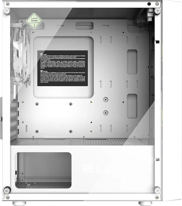 Logic Concept Aramis ARGB Mini White, Glasfenster