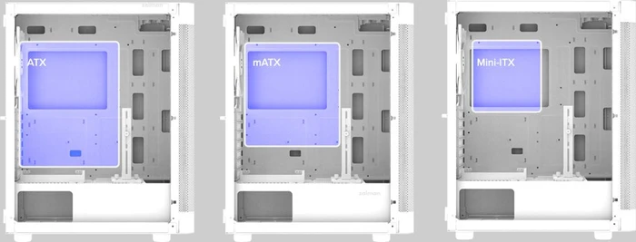 Zalman i4 TG White, Glasfenster