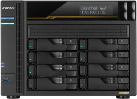 Asustor Lockerstor 8 Gen3 AS6808T, 16GB RAM ECC, 2x RJ-45 10GBase-T, 2x RJ-45 5GBase-T (90-AS6808T00-MF30)