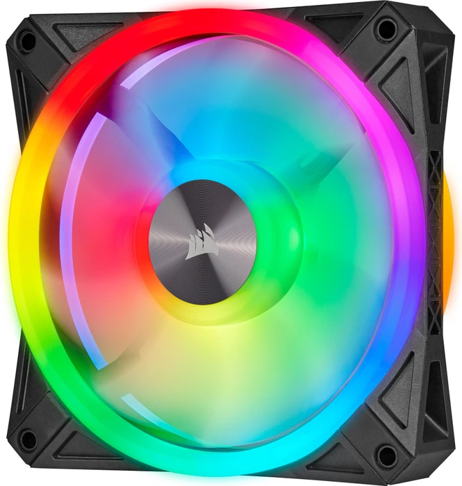 Corsair QL Series iCUE QL120 RGB PWM, schwarz, 120mm