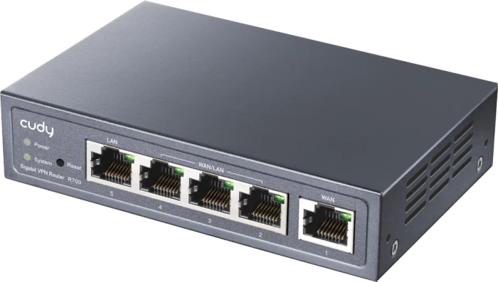 Cudy Multi-WAN Gigabit Router, 5x RJ-45