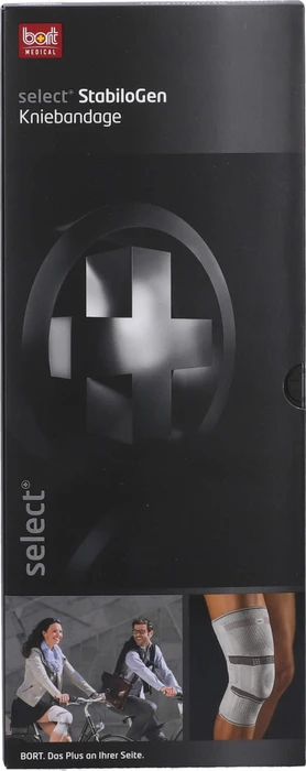Bort Medical select StabiloGen Kniebandage + Größe 6 silber, 1 Stück