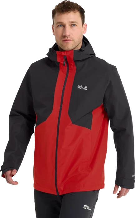 Jack Wolfskin Stonetrail 3in1 Funktionsjacke siren red (Herren)