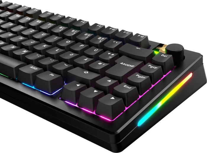 Glorious GPBT Basics Keycaps, Kunststoff (PBT), Classic Black, schwarz, 131 Tasten, ISO-DE