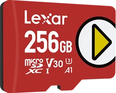 Lexar PLAY R150 256GB, UHS-I U3, A1, Class 10