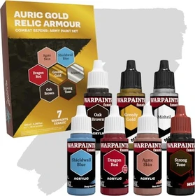 Army Painter Warpaints Fanatic Combat Se7ens Auric Gold Relic Armour Farbset, 7-tlg.